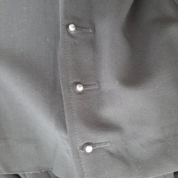 ESCADA Wool Blend Trousers Dress Pants Neutral Black Sz M | Eur 40 Flawed - Picture 12 of 16